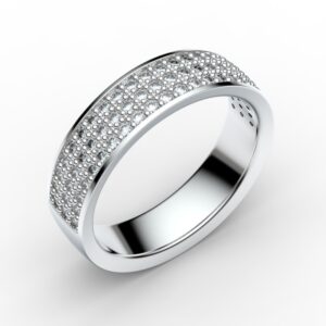 Snubní prsten s diamanty