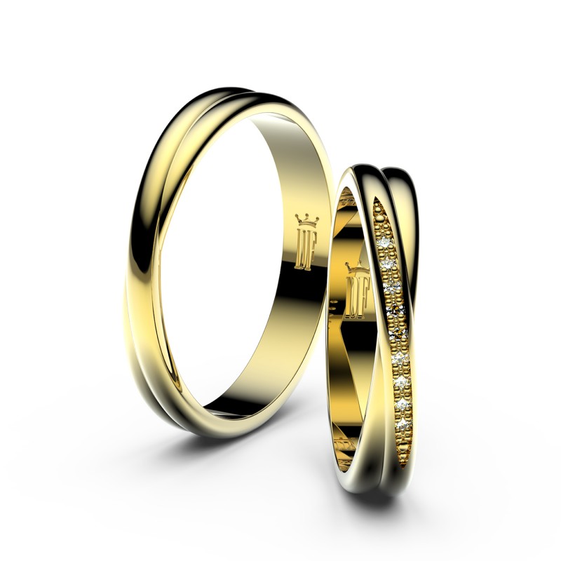 Prsteny žluté zlato